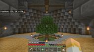 Underground base with a wood source (Image via Minecraft)